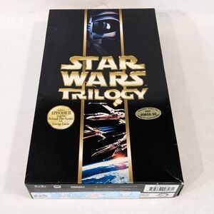 Vtg Star Wars Trilogy 1997 Special Edition VCD Box Set Lucasfilm Episode II Peek